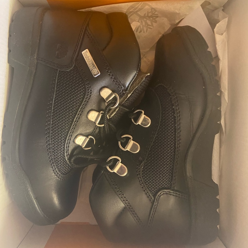 Black Timberland boots